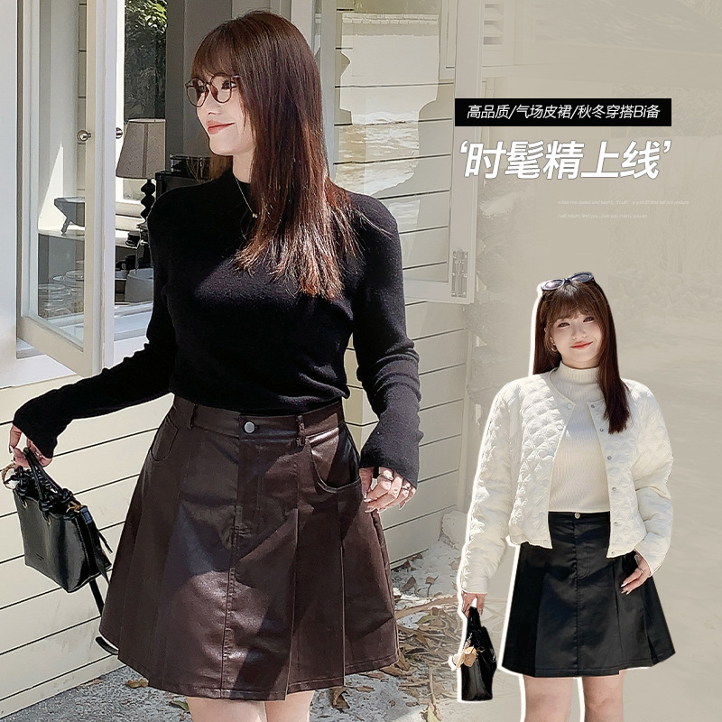   秋  XL-5XL 大きいサイズ スカート