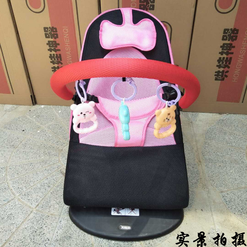 핑크색 두꺼운 이중 메쉬 + 아기 베개