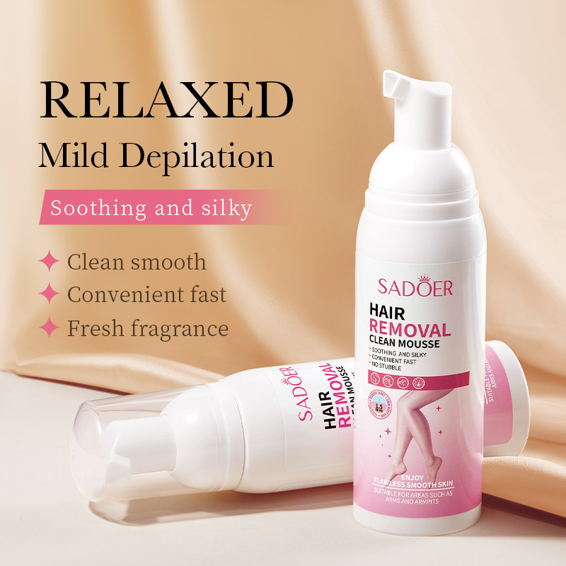 (Cross-border trading), (Wholesale), mousse, silky hair removal cream, English 2