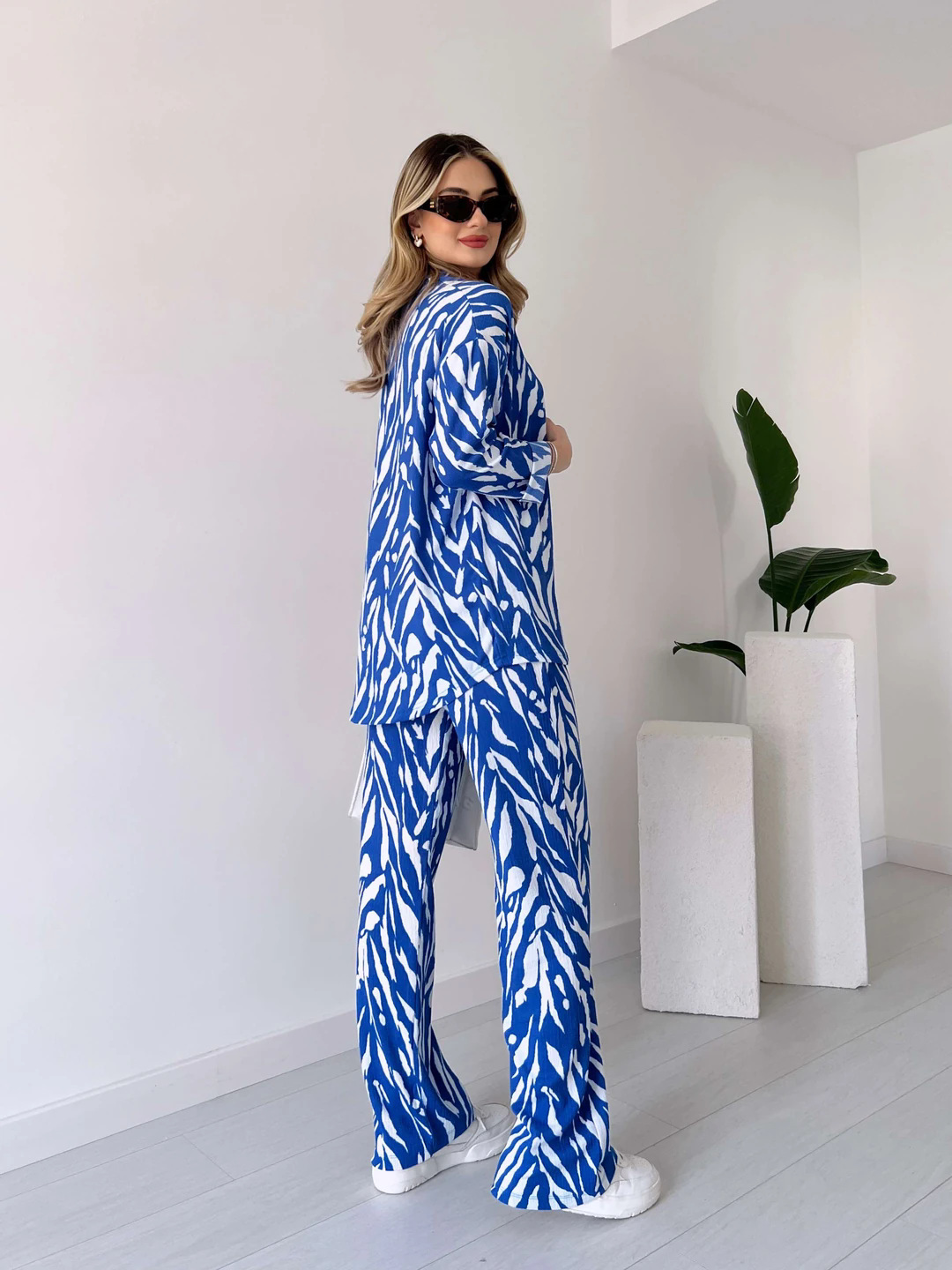 Daily Women's Streetwear Printing Spandex Polyester Printing Pants Sets Pants Sets display picture 18