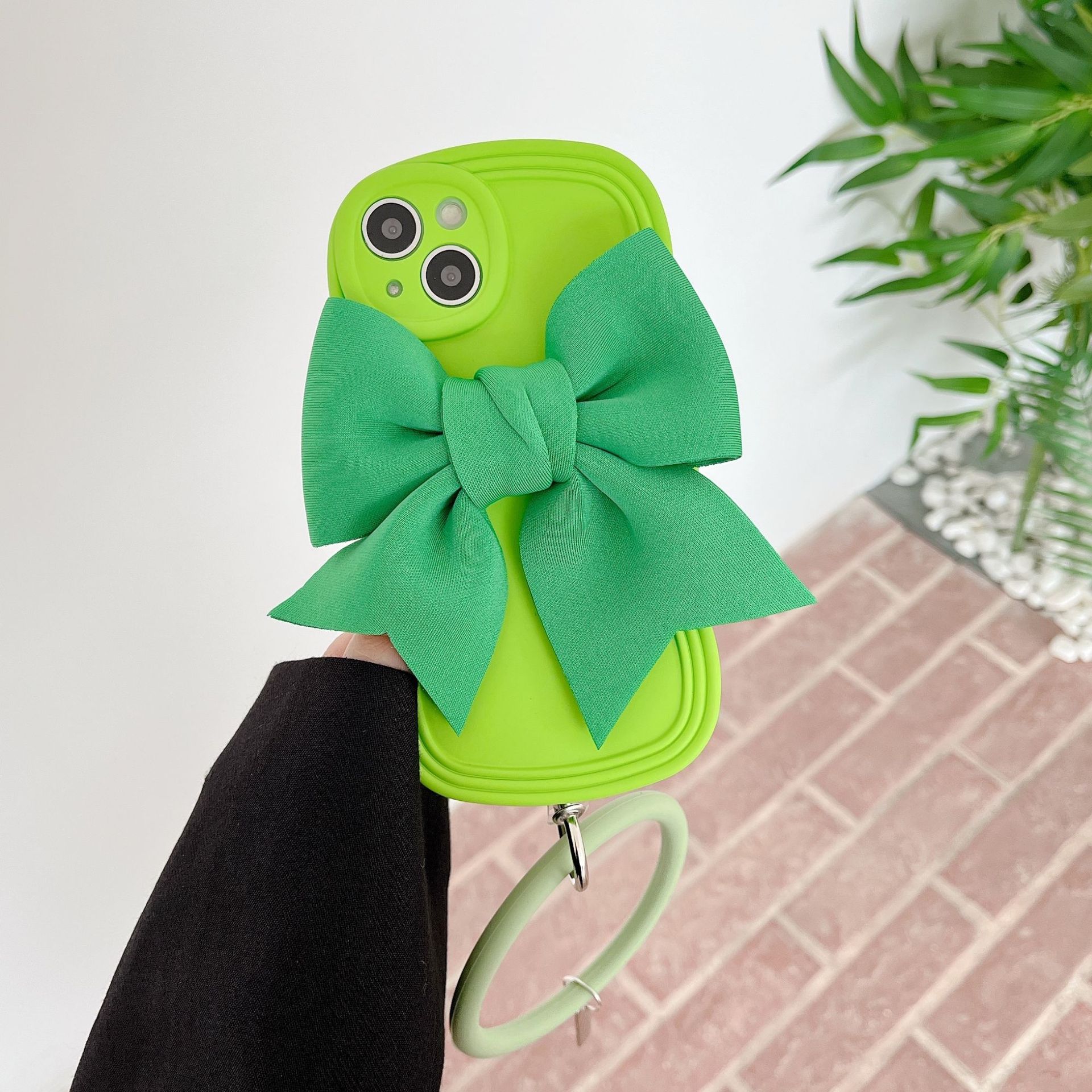 Handyhülle Mit Schleife Und Wellenrand Für Damen_voghion.com