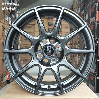 Yunjie15/ 16inch Modified Wheels Are Suitable for Byd Seagull, Black Cat, Fit, Fengfan, Gori, Vios, and Yaris (Hub) - 15x6j-gun-gray-four-holes