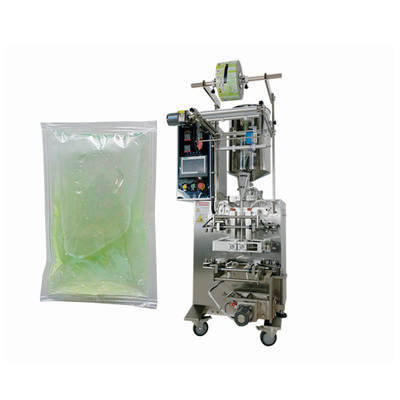 Bagged shower gel liquid vertical automatic filling and packaging machine four sides sealing paste Shampoo Shampoo packaging machine