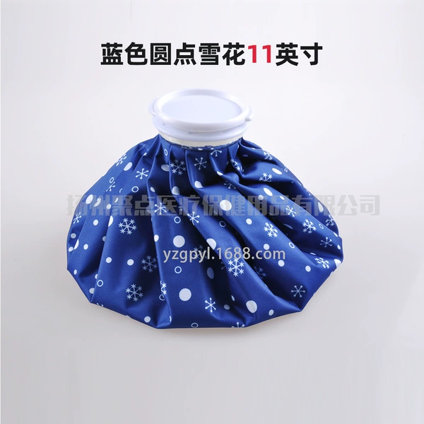 Blue dot snowflakes 11 inches