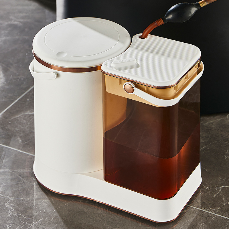 茶バケツフィルター茶バケツ茶スラグバケツ排水バケツ茶バケツ茶テーブルゴミ箱茶器部品乾湿分離廃バケツ|undefined