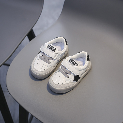 Children's sneakers, soft-soled toddler shoes, boys' white shoes, trendy spring new sports shoes, girls' casual shoes, baby shoes