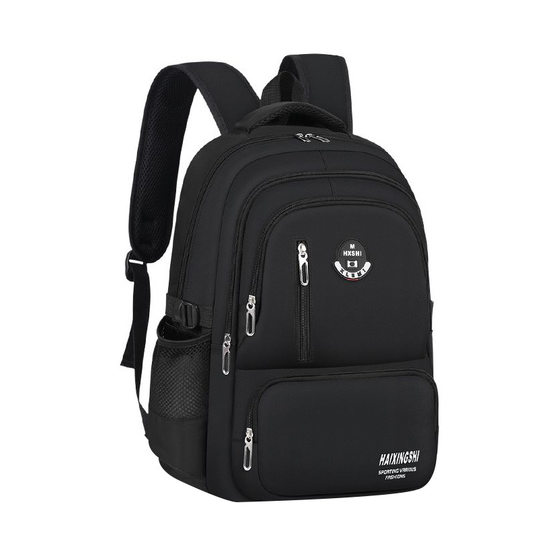 2025 New Style Middle School Student Schoolbag Boys Junior High School Students High School Students Super Large Capacity Backpack Men's Weight Reduction Ridge Protection Men's Style