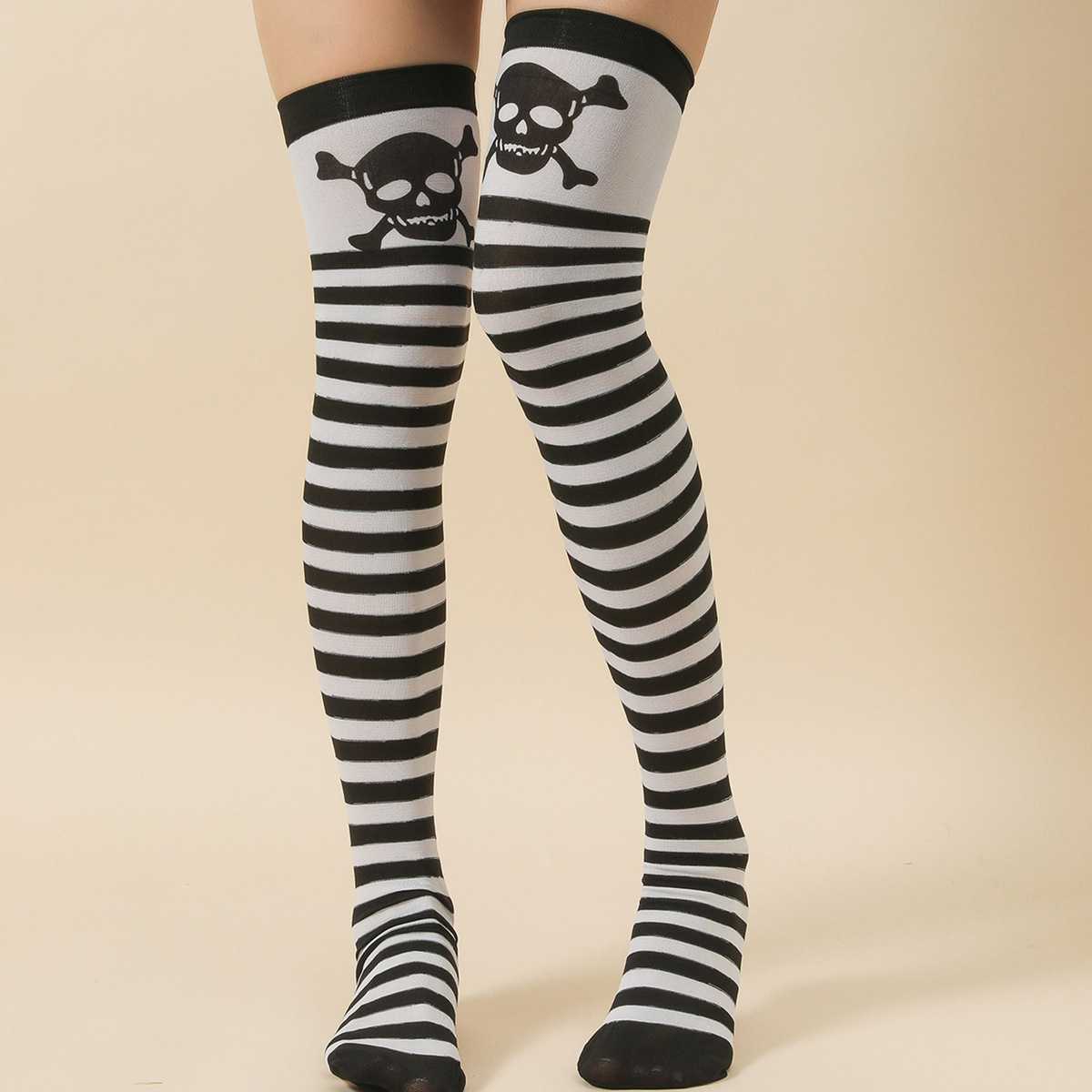 Los fabricantes suministran las medias del Festival del partido de Halloween Festival visten accesorios de ropa calcetines sobre la rodilla calcetines de sangre calcetines de enfermera