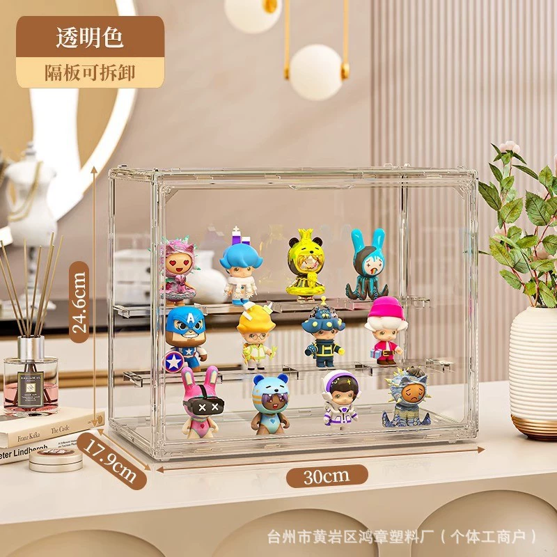 Wall-mounted Storage Box Shelf Rack Acrylic Clear from Yomiego