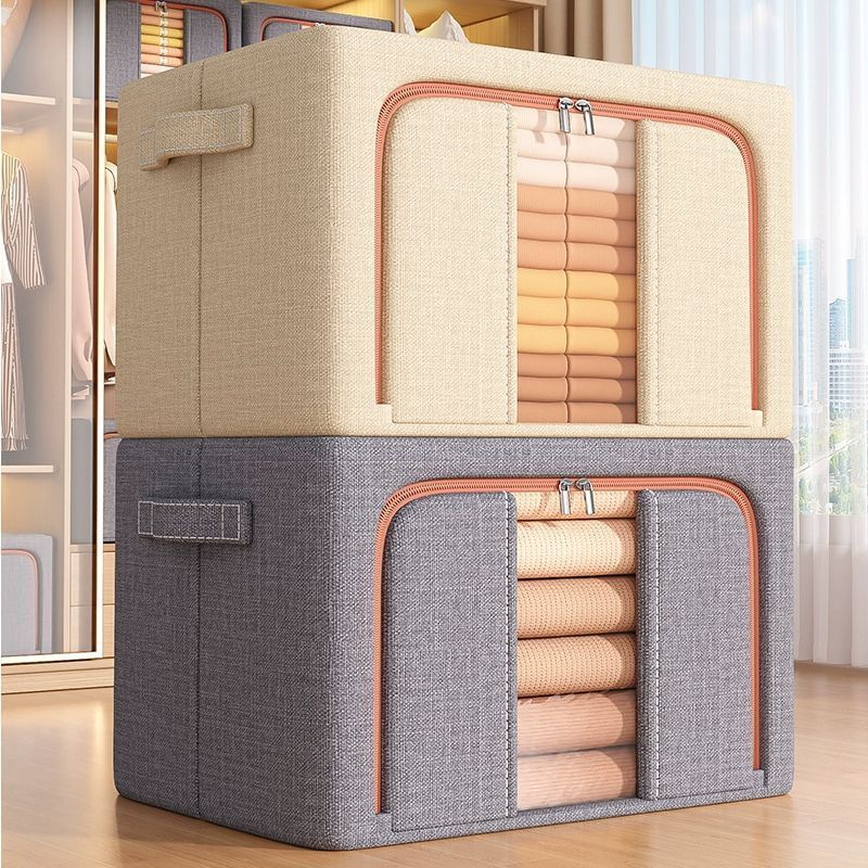 Foldable Fabric Storage Box For Home And Closet Organisation_voghion.com