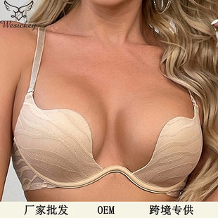 Summer sexy breathable underwear, push up bra, supporting bra top