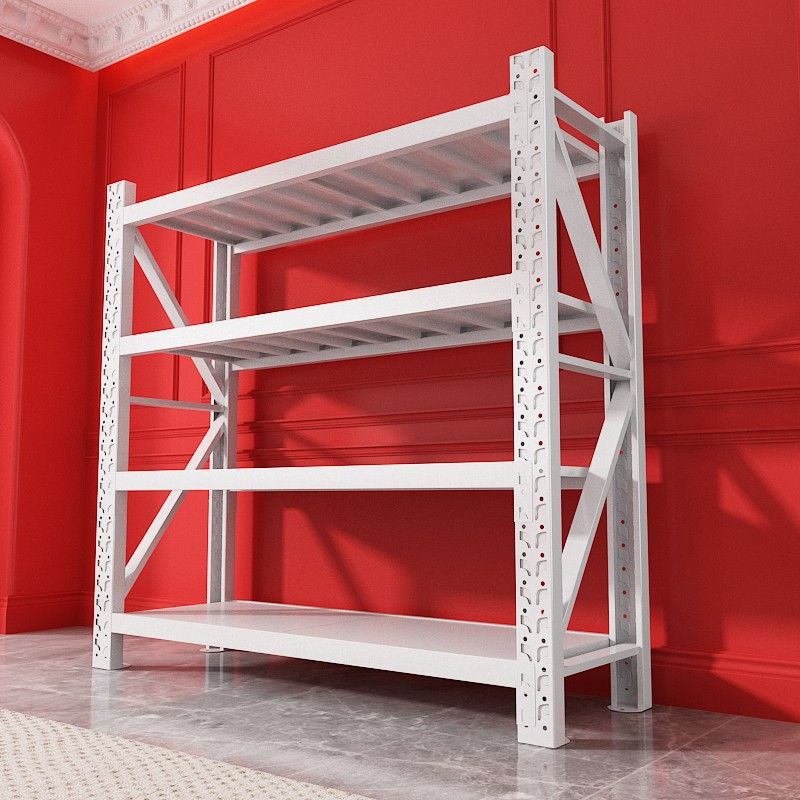 Estante de almacenamiento Estante de almacenamiento de carga pesada multicapa Estante de almacenamiento de almacenamiento de piso Estante de carga comercial Estante de almacenamiento de supermercado