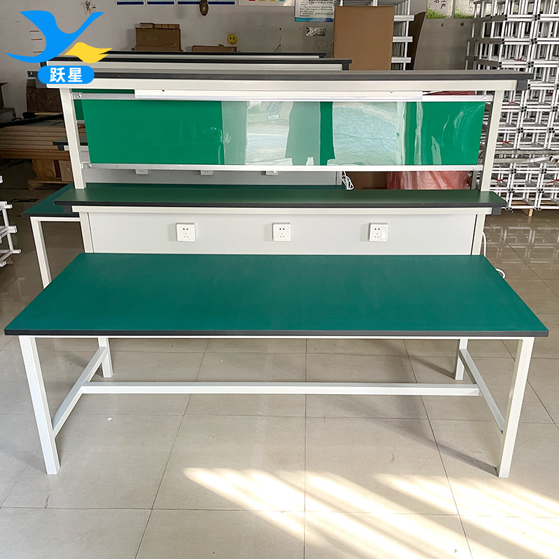 厂家批发流水线铝型材工作台 三层平板操作台防静电单面打包台