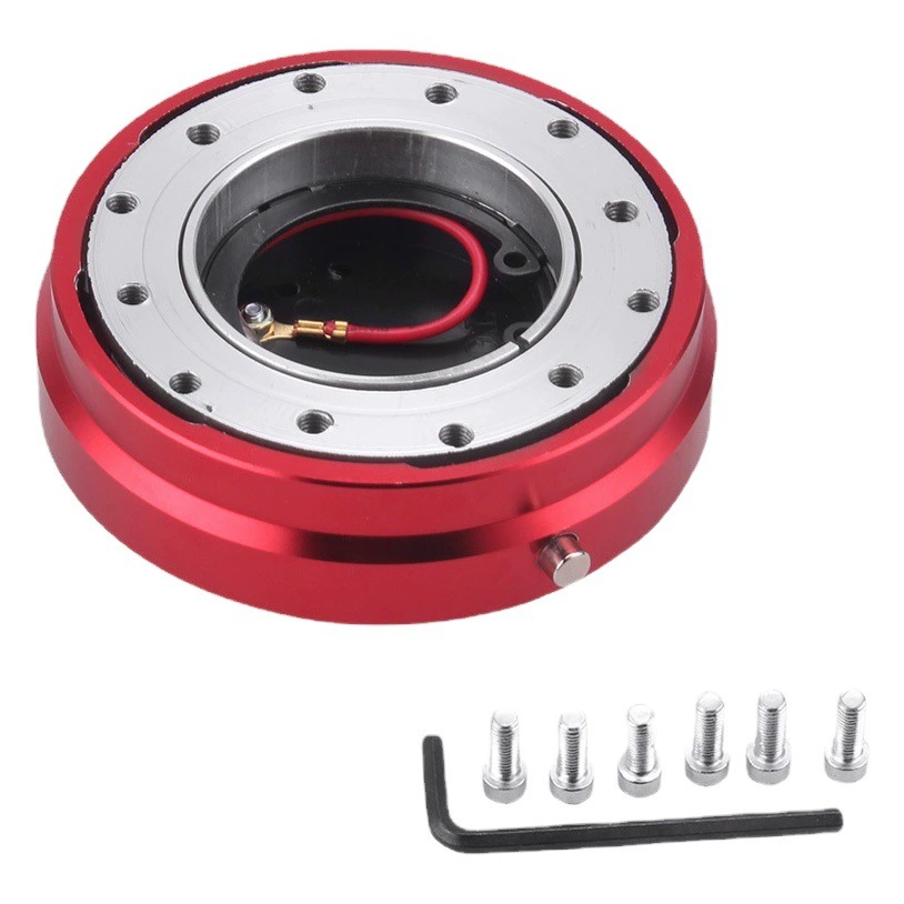 Трансграничная модификация автомобиля поставляет быстросъемное рулевое колесо, тонкое гоночное рулевое колесо из алюминиевого сплава, быстросъемное колесо с кнопочной блокировкой