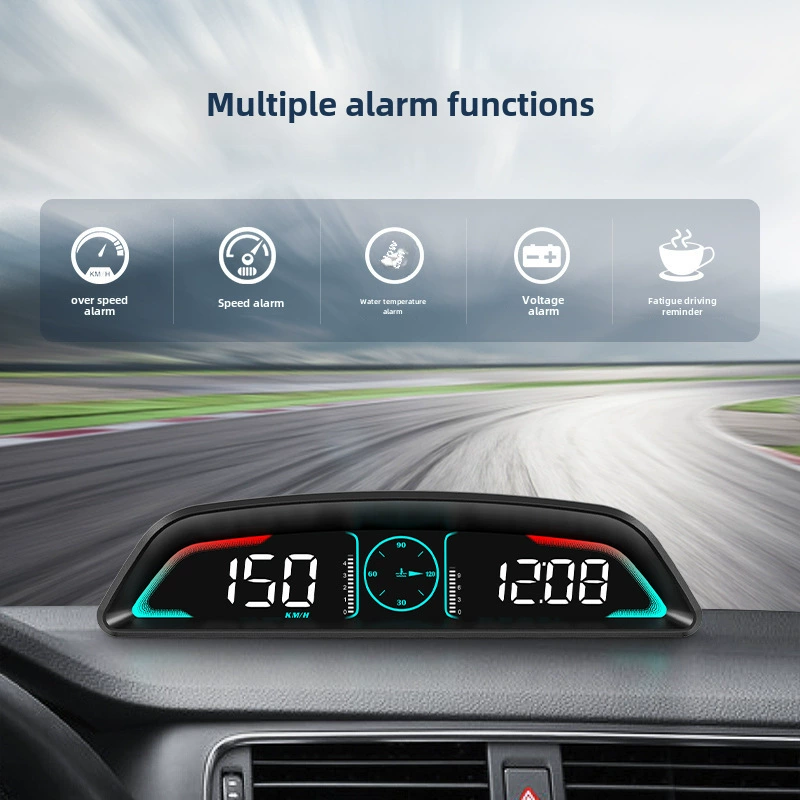 Поднять автомобильный дисплей HUD, автомобильный проекционный прибор скорости, воды, температуры, расхода топлива, OBD многофункциональный
