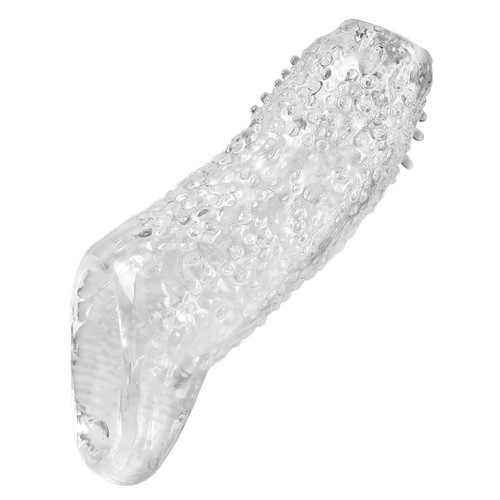 Men's penis condom wolf braces couple's toy enlarges and lengthens the fun tpe crystal penis condom locking sperm sleeve
