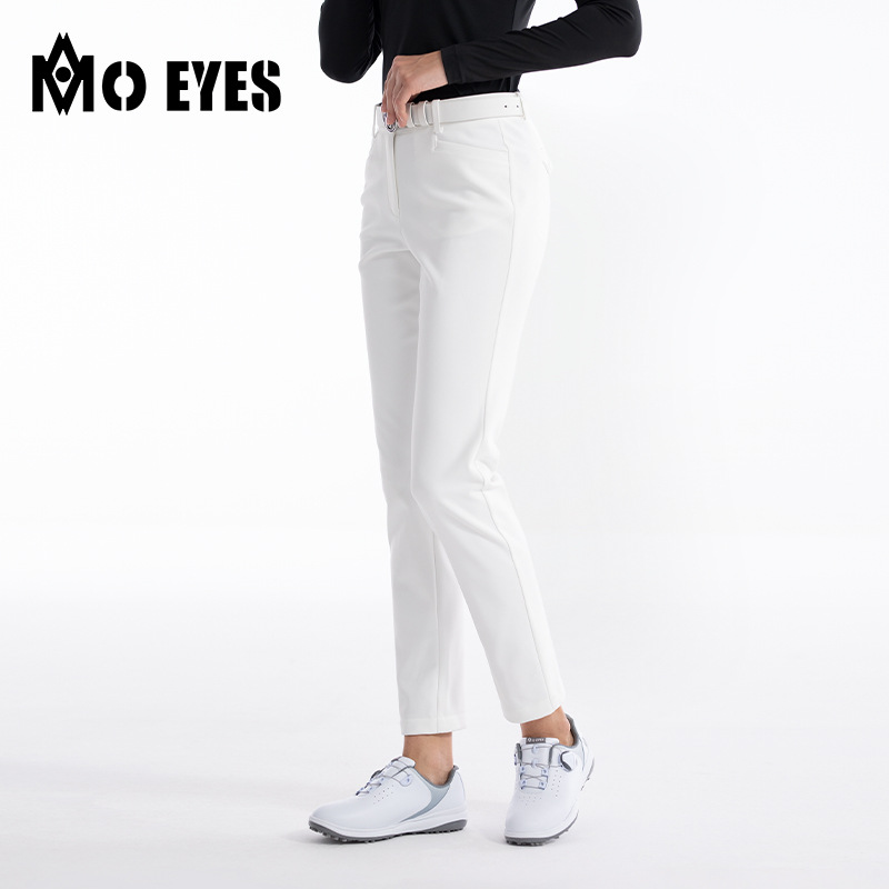 Quần golf nữ Moyes dài ống đứng lót nhiệt bên trong — M23kuz014-đen [ánh sáng và sưởi ấm bên trong], M23kuz014-trắng [bên trong ánh sáng và nhiệt]