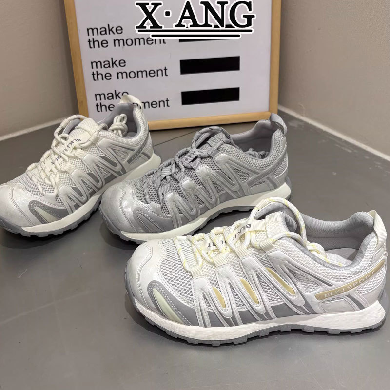 Genuine Leather Slim-Fit Forrest Gump Shoes for Women, 2026 Spring/Summer New Style, Breathable Mesh Casual Sneakers, German Training Shoes