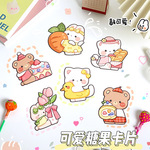 圣诞节棒棒糖卡纸祝福文字贺卡鼓励语装饰卡节日送学生精致插卡