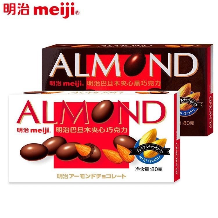 Meiji миндальный шоколад 80 г свадебные конфеты подарок шоколадная закуска групповая покупка оптом