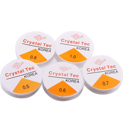 0.8mm elastic cord elastic crystal cord bracelet necklace diy accessories transparent beaded elastic cord bracelet cord