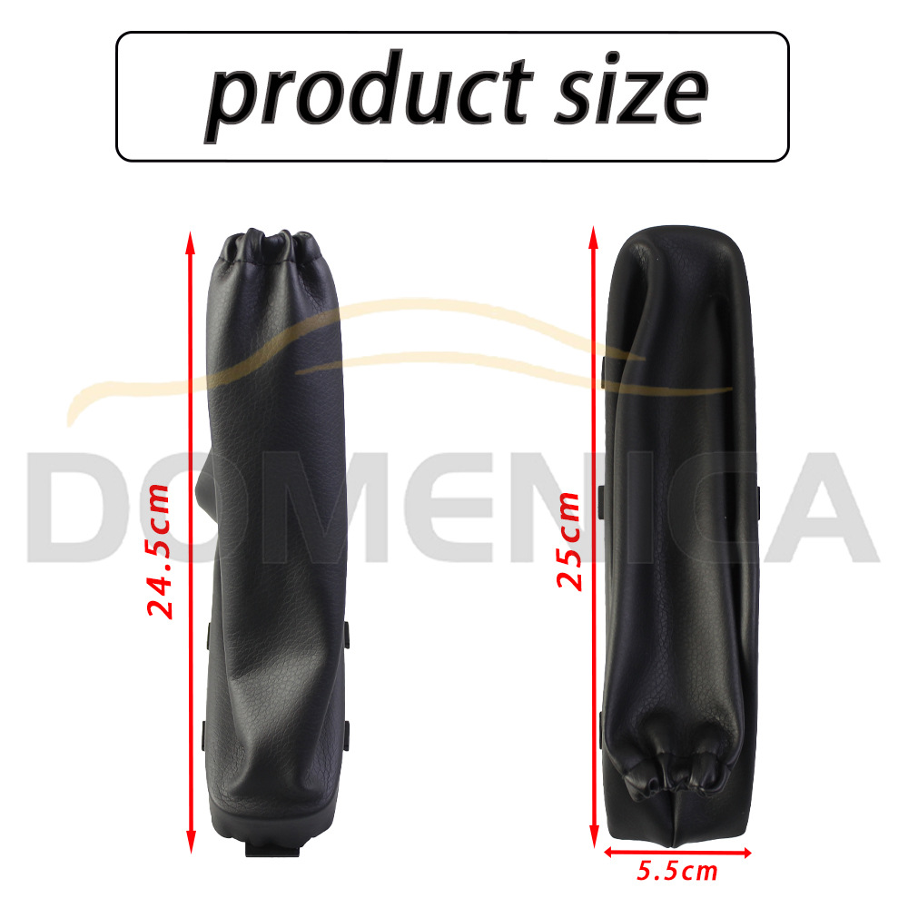 Suitable for Opel Astra g Zafira a Handbrake Cover Cabin Accessories Black Handbrake Leather Cover Cross-Border
