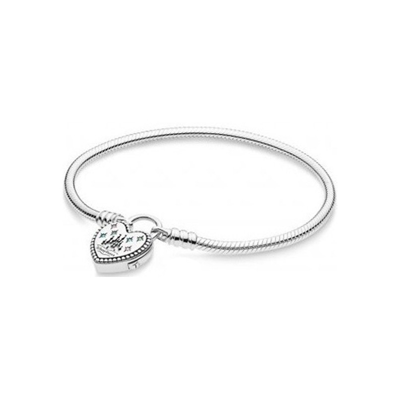 Bracciale a catena serpente placcato argento chiusura tonda_voghion.com