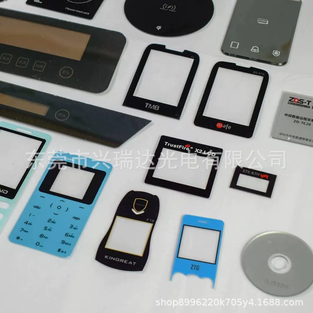 Акрил зеркала дуги HD шелкография LOGO линзы жесткие, анти-царапины, износостойкие литьевые шелкография оконные линзы