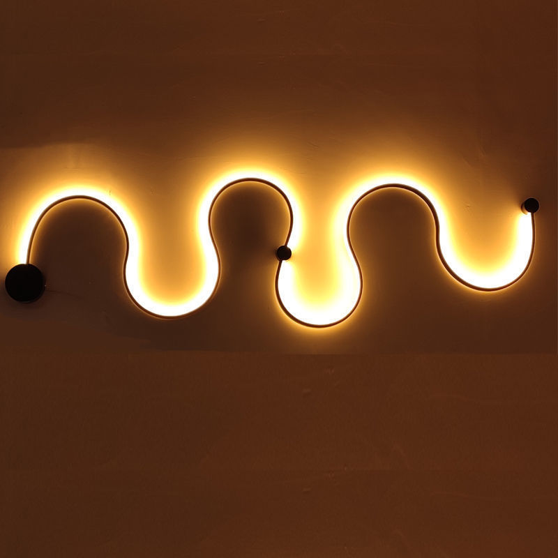 Iluminación nórdica creativa decoración de pared lámpara de pared lámpara de pared cabecera led pasillo moderno sala de estar moderna dormitorio simple