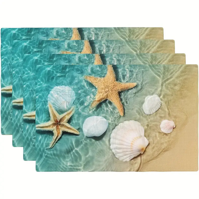 Transfronterizos lino almohadilla de mesa Aliexpress TEMU Amazon almohadilla de mesa cuadrada búfalo rojo almohadilla de Navidad Día de la Independencia