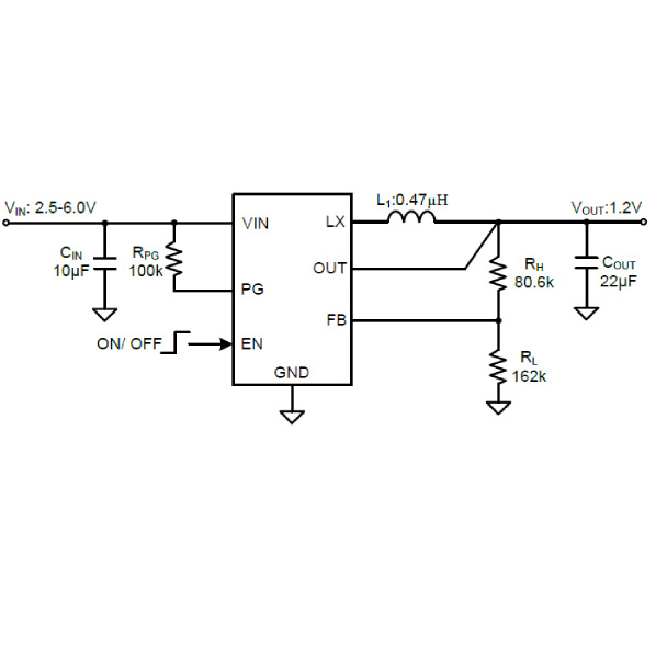 SQ28703 High-efficiency 2.4MHz, 3A synchronous step-down regulator