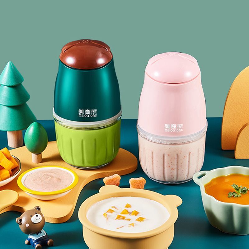 Baby Food Processor, Infant Rice Paste Maker, Small Electric Food Processor, Multifunctional Meat Grinder, Grinding and Pureeing Machine