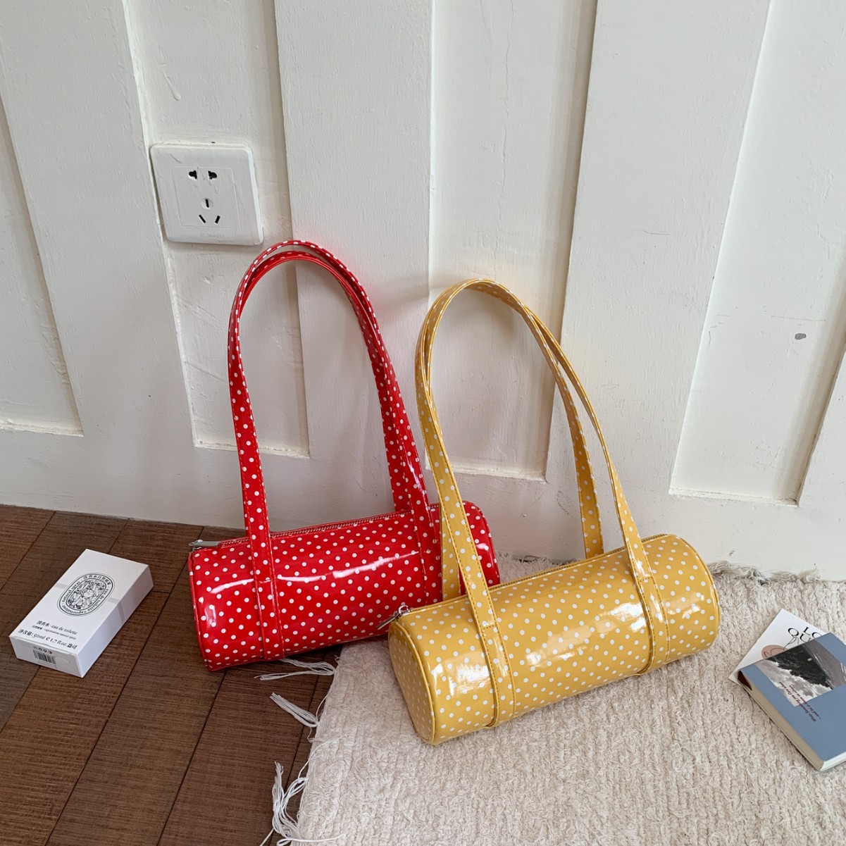Bolsa de hombro de moda transfronteriza, bolsa de Boston fresca y dulce, bolsa de transporte diario, bolsa de ropa casual.