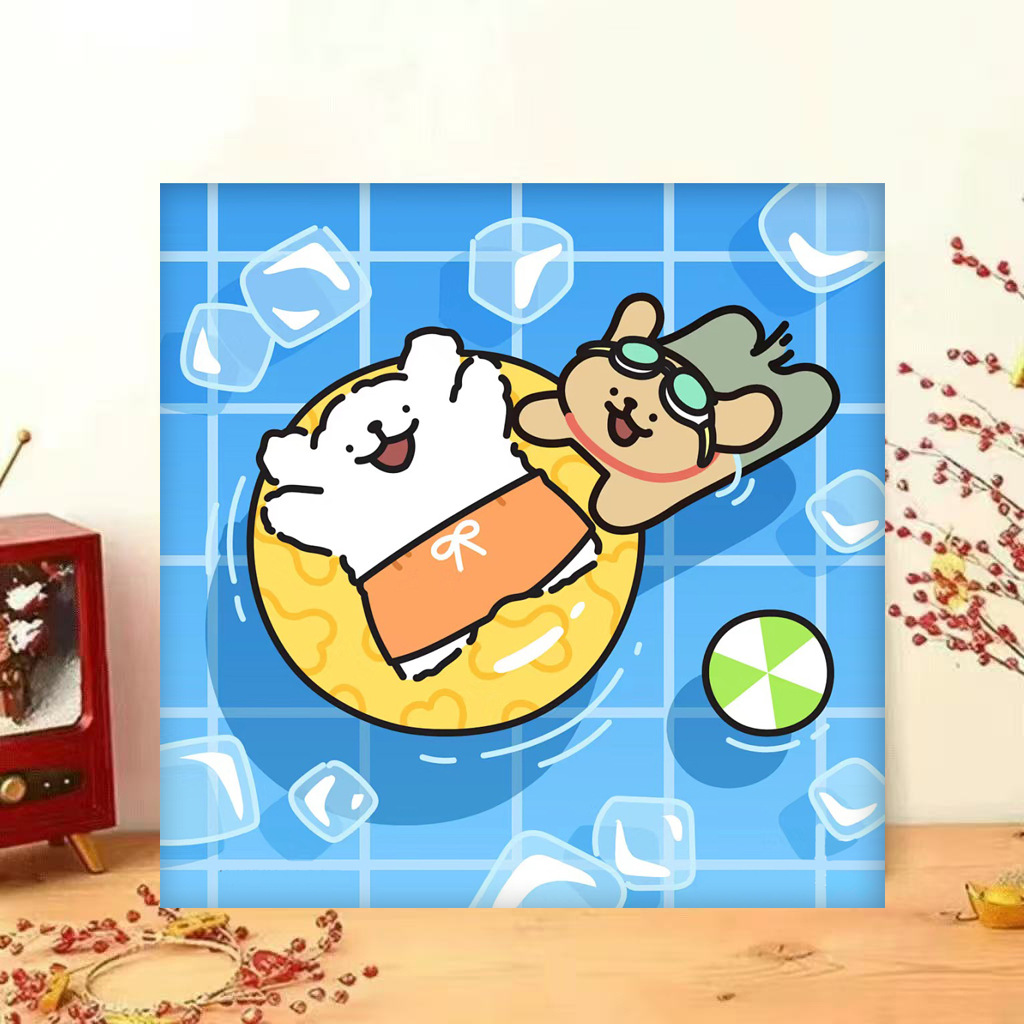 E2665 페인트 + 브러시