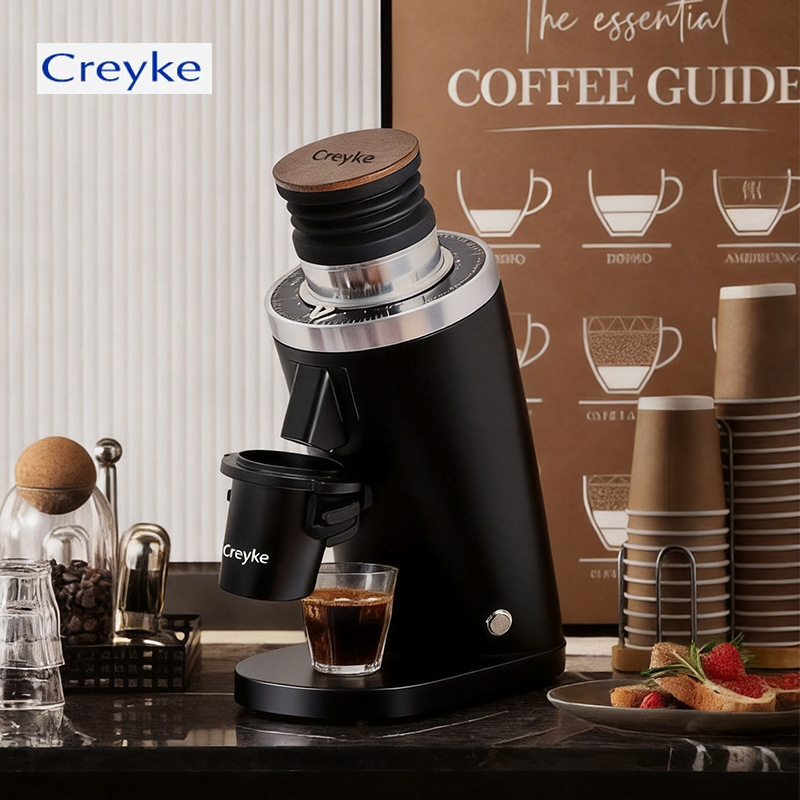 Kareke Cafe Df64N Italian-Style Soe Coffee Electric Grinder 64mm Titanium Grinding Disc Small Household Model Kareke Cafe Df64N Italian-Style Soe Coffee Electric Grinder 64mm Titanium Grinding Disc Small Household Model