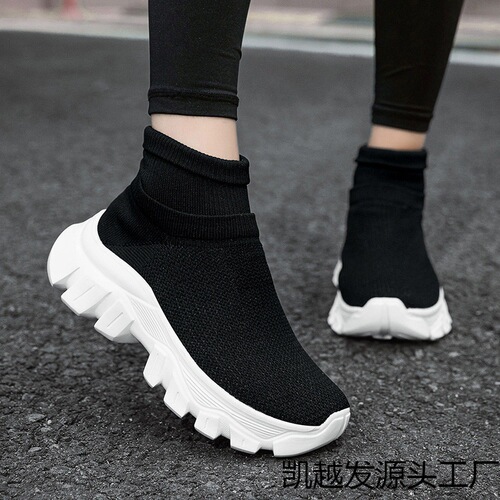 Women's Sneakers, Korean Version, Autumn New Arrival, High-Top Student Casual Couple Sports Boots, Plus Size Men's Shoes