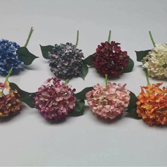 1号のアジサイのシミュレーションの花の小売の単一の家庭の結婚祝いの装飾の道具の結婚式は造花の乾いた花を配置します。