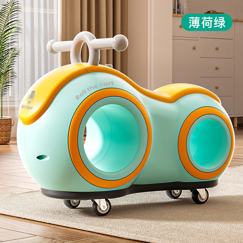 Un coche de cacahuete para niños de 1 - 3 años de edad, un coche de patinaje sin pedal para bebés, un regalo