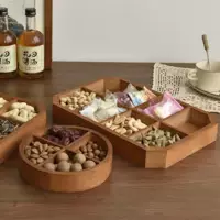 Коробка для сухофруктов из цельного дерева Бытовая сетка для гостиной чайный поднос макароны коробка для сухофруктов настольная Косметика Коробка для хранения ювелирных изделий