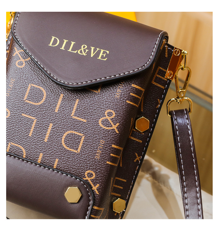 Piccola borsa a tracolla quadrata da donna borsa a spalla alla moda_voghion.com