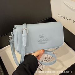 外贸热销爆款简约单肩斜挎包新款高级质感潮流跨境小众小方包包女