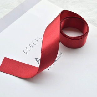 Double-Sided Thickeneded Glossy Ribbon Ribbon Decorative Ribbon Handmade Homemade Bow Hair Accessories DIY Headdress Material