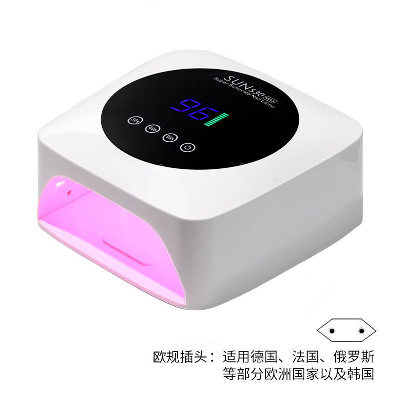 Lámpara de manicuras transfronteriza almacenamiento de energía luz de terapia de manicuras tienda de manicuras gel de manicuras horneador de uñas luz roja inteligente máquina de manicuras de inducción