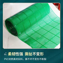 防滑垫浴室脚垫防水镂空厕所卫生间洗澡淋浴塑料PVC脚垫厨房地毯