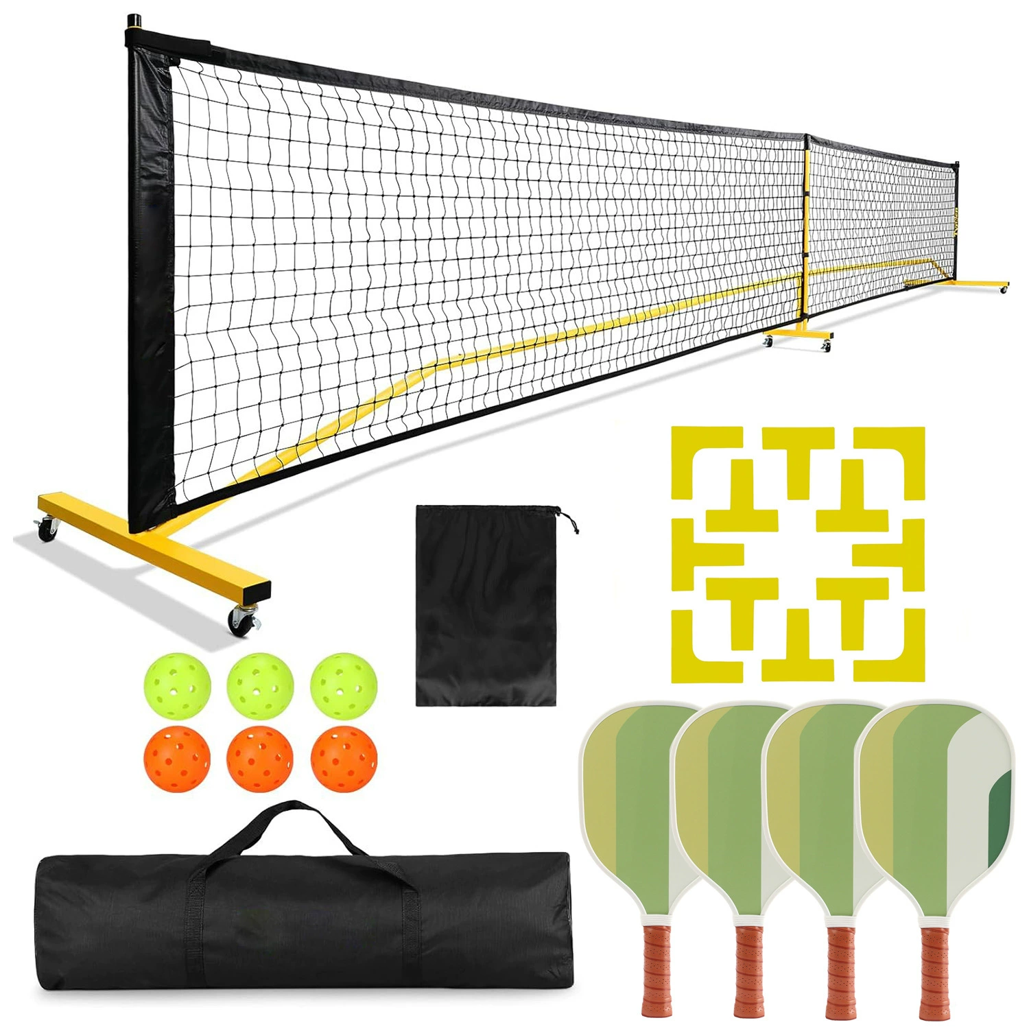 Poppita Pilling Stadium Grid Grid Set Set Set outdoor Sports Training Silicone Positioning Line Line