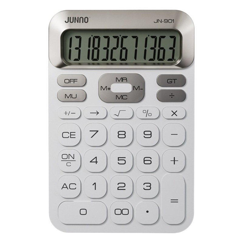 JN-901 de oro de alta apariencia Luz de lujo ultra-Delgado simple moda multi-funcional multi-escenario aplicación calculadora Venta caliente
