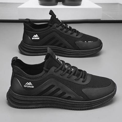 Cross-border dropshipping men's lightweight soft-soled casual comfortable shoes, thin flat durable stain-resistant trendy lightweight anti-slip sports shoes