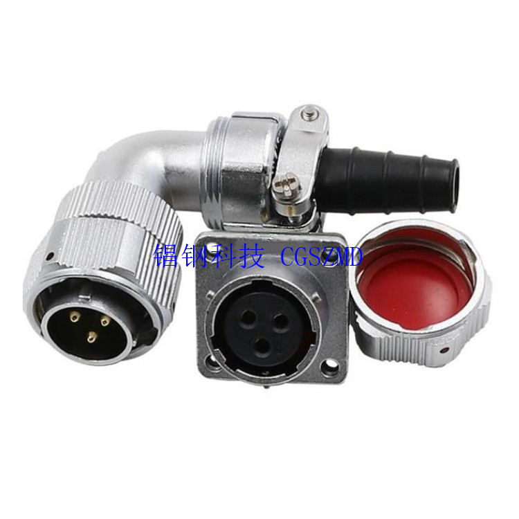 8о  WS28 WF28 WY28  Square flange panel receptacle