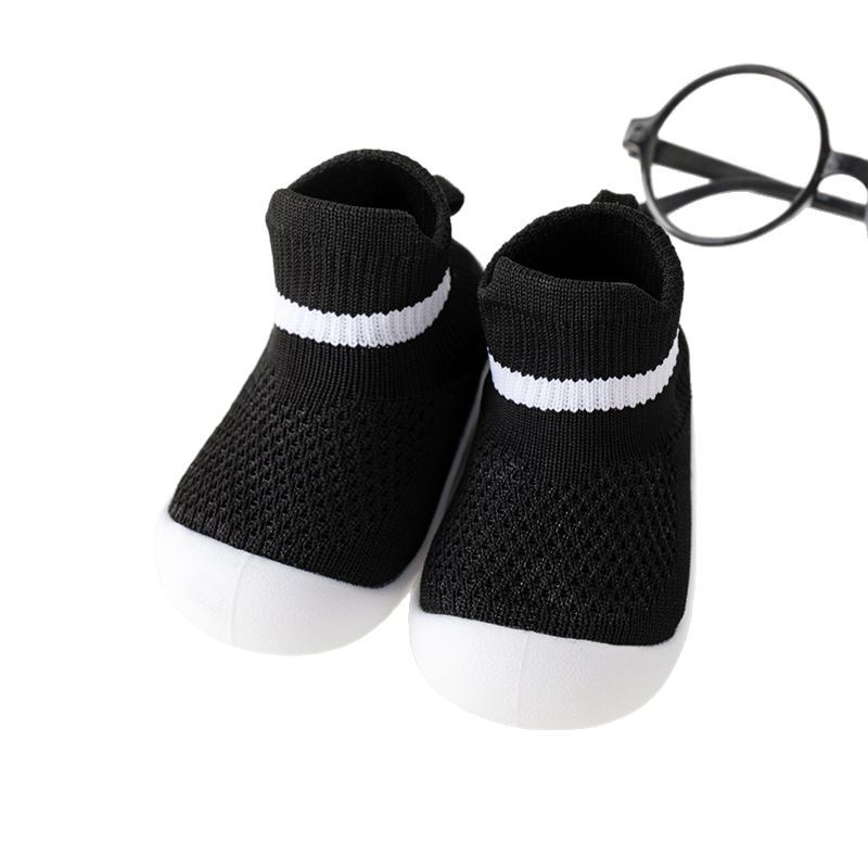 Primavera y otoño zapatos para bebés, zapatos para niños y niñas con suela suave, zapatos de piso casuales transpirables, zapatos ligeros