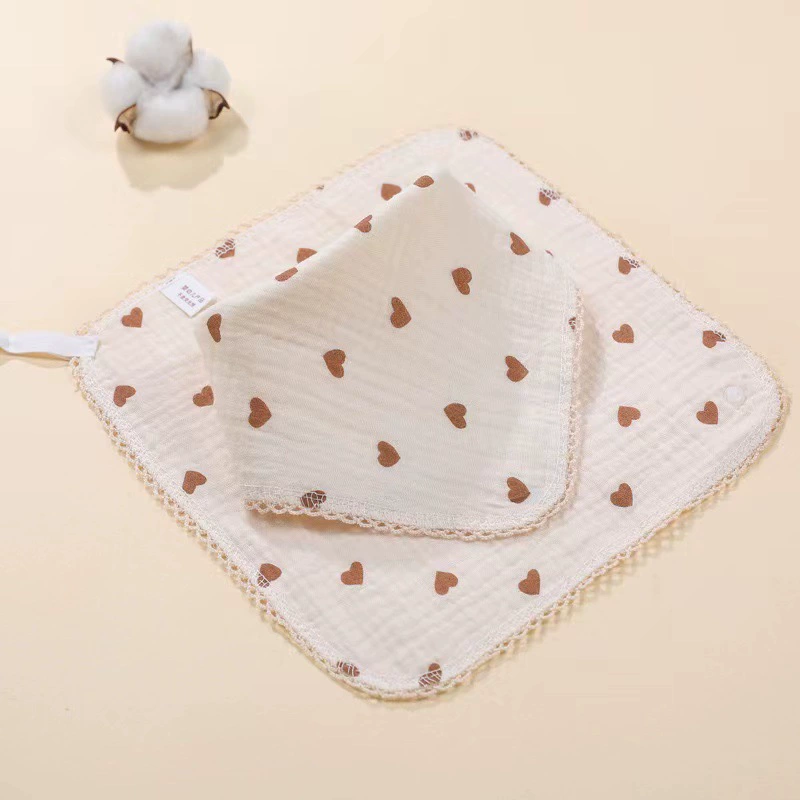 Children's cotton eating bib, scarf for new born